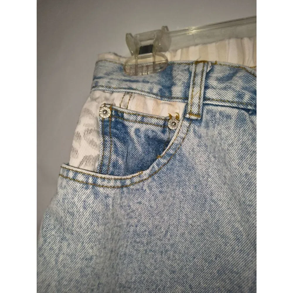 Vintage Acid Wash Dakota Blue Embellished Mom Jeans Juniors Size 9 see images
